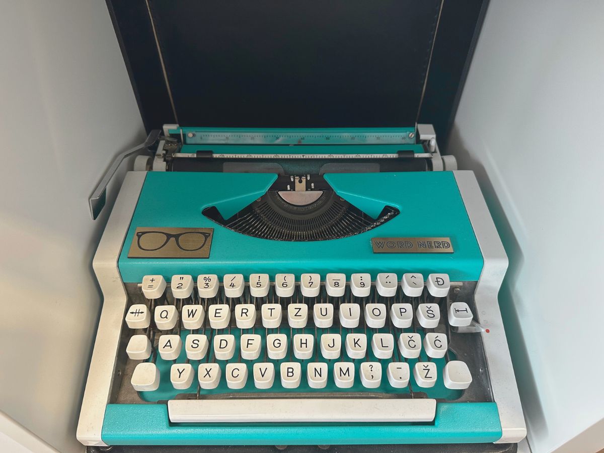 Word Nerd typewriter