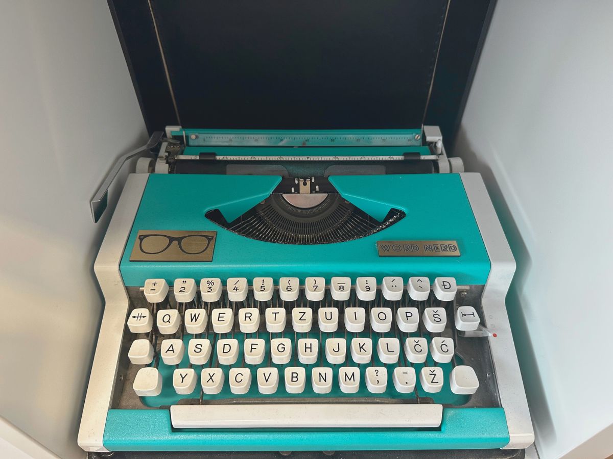 Word Nerd typewriter